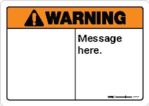 Warning (ANSI style)