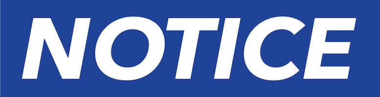 Notice