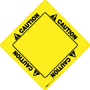 Caution - Diamond, Solid