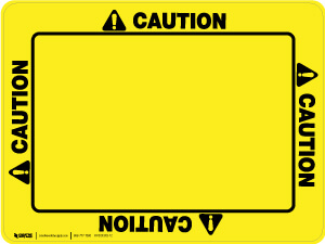 Caution - Rectangle, Solid
