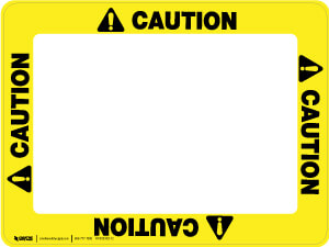Caution - Rectangle