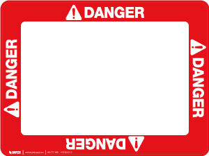 Danger - Rectangle