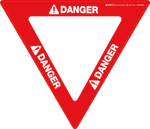 Danger - Triangle (Inverted)