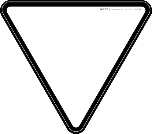 None - Triangle (Inverted)
