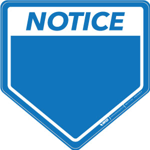 Notice - Five-sided, Solid