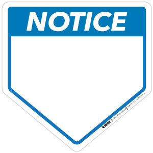 Notice - Five-sided