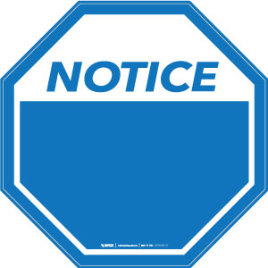 Notice - Octagon, Solid