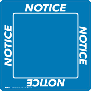 Notice - Square, Solid
