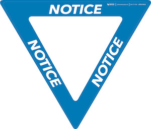 Notice - Triangle (Inverted)