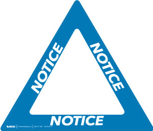 Notice - Triangle