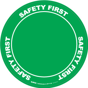 Safety First - Circle, Solid