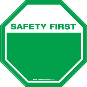 Safety First - Octagon, Solid