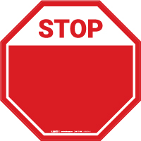 Stop (White Header) - Octagon
