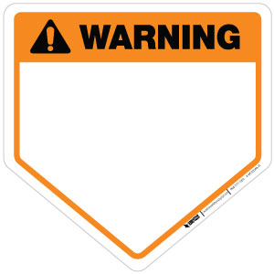 Warning - Five-sided