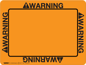 Warning - Rectangle, Solid