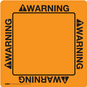 Warning - Square, Solid