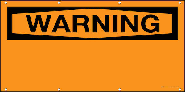 Warning (OSHA style)