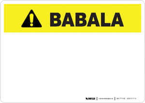 Caution (ANSI style) - Filipino