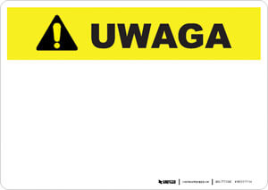 Caution (ANSI style) - Polish