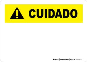 Caution (ANSI style) - Spanish