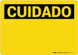 Caution (OSHA style) - Spanish [Cuidado]
