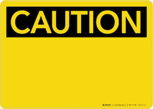 Caution (OSHA style)