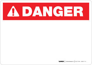 Danger (ANSI style) - French