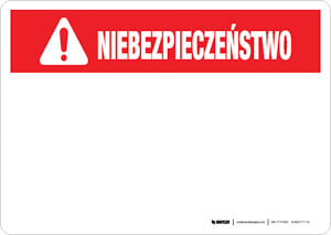 Danger (ANSI style) - Polish