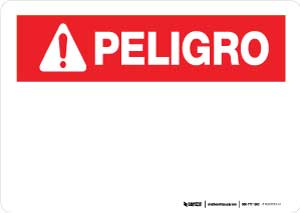 Danger (ANSI style) - Spanish