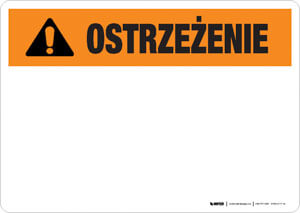 Warning (ANSI style) - Polish