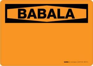 Warning (OSHA Style) - Filipino