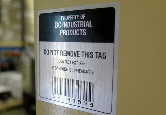 Unique Metal Asset Tags - [Barcode Metal Tags] $54.00