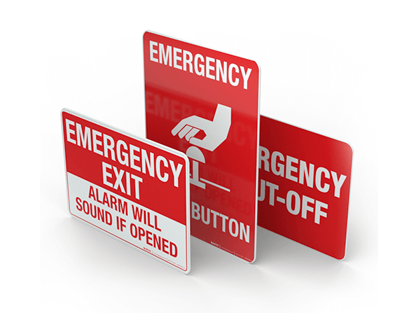 Emergency Flashlight Station Sign, Emergency Signs - Glow in Dark, SKU:  S-4656