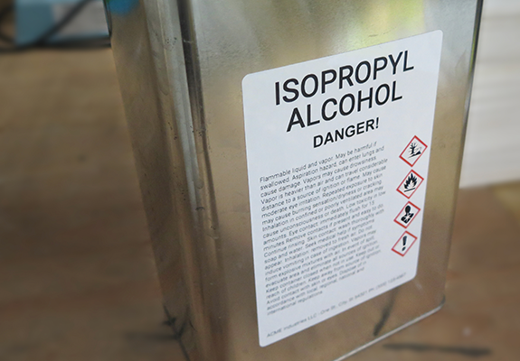 isopropyl alcohol ghs label
