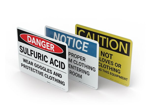 OSHA Header Signs