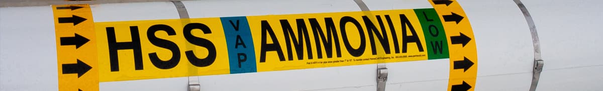 Ammonia Pipe Marking Standards | IIAR Requirements Ammonia Pipe Marking Standards | IIAR Requirements