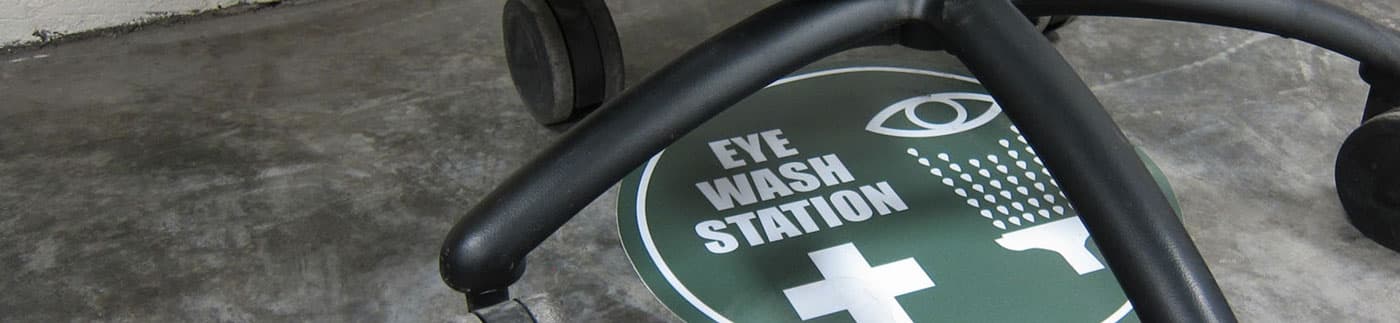 Improve your facility with floor signs.