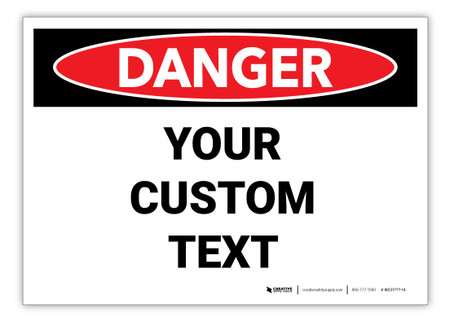 Custom Danger Labels
