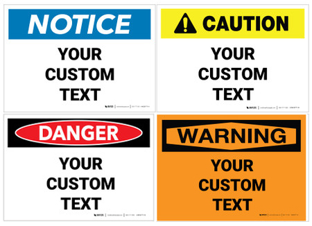 Custom OSHA/ANSI Compliance Labels