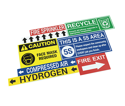 Pipe Marking Labels