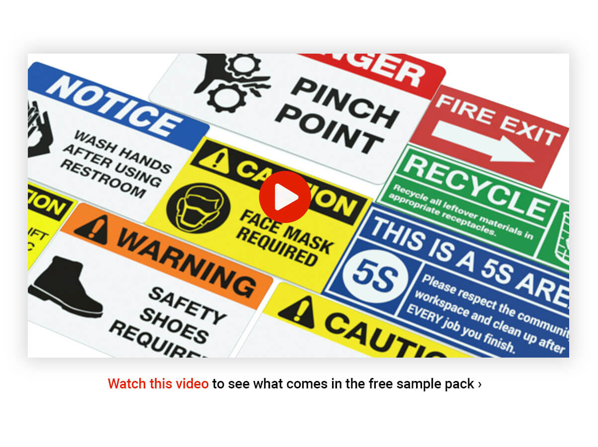 OSHA Label Samples