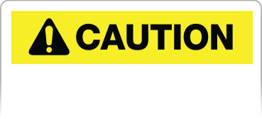 Caution ANSI Header Caution (ANSI style)