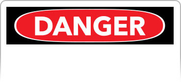 Danger OSHA Header Danger (OSHA style)
