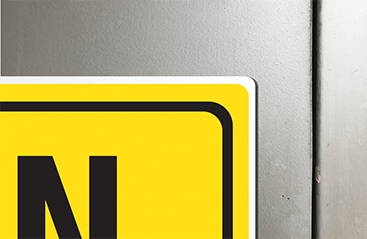 Custom Safety Sign Material Magnetic Magnetic