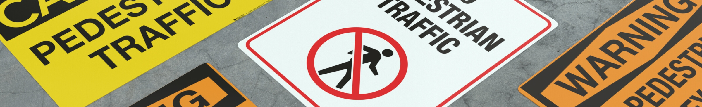 Pedestrians Walkway Do Not Block Green Anti-Slip Floor Sticker Decal 17 in longest side