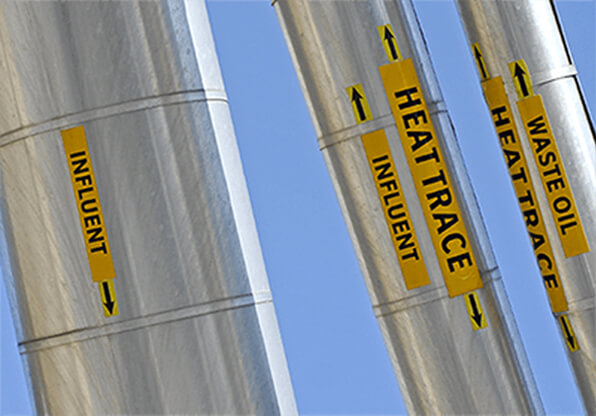 Pipeline Pipe Labels