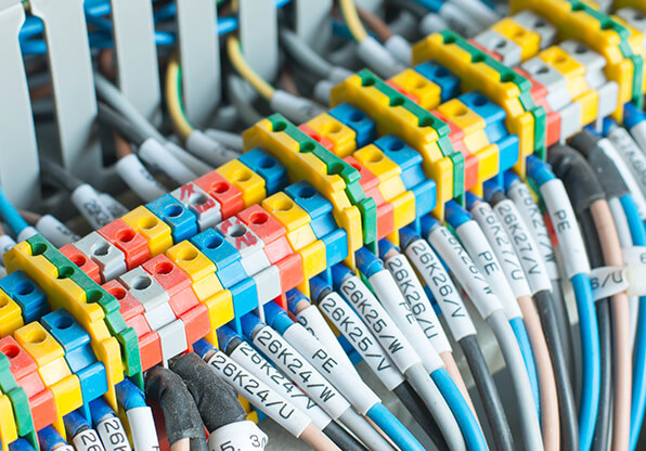 data cable management labels