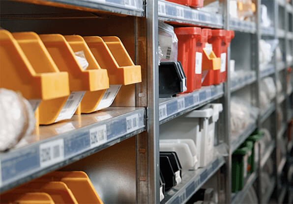 Kanban Bins and Rack Labels