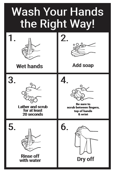 LabelSuite Template - Hand Washing Instructions