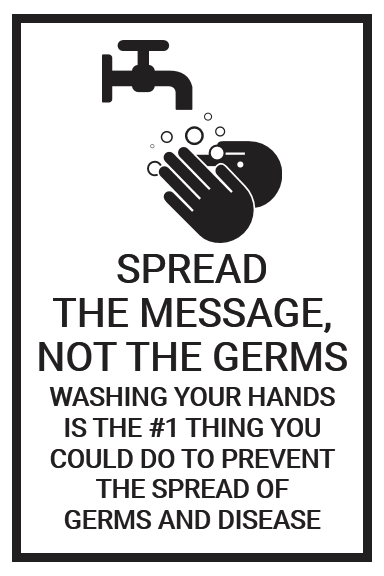 LabelSuite Template - Spread The Message, Not The Germs